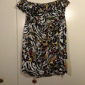 Animal Print Free Flowing Dress